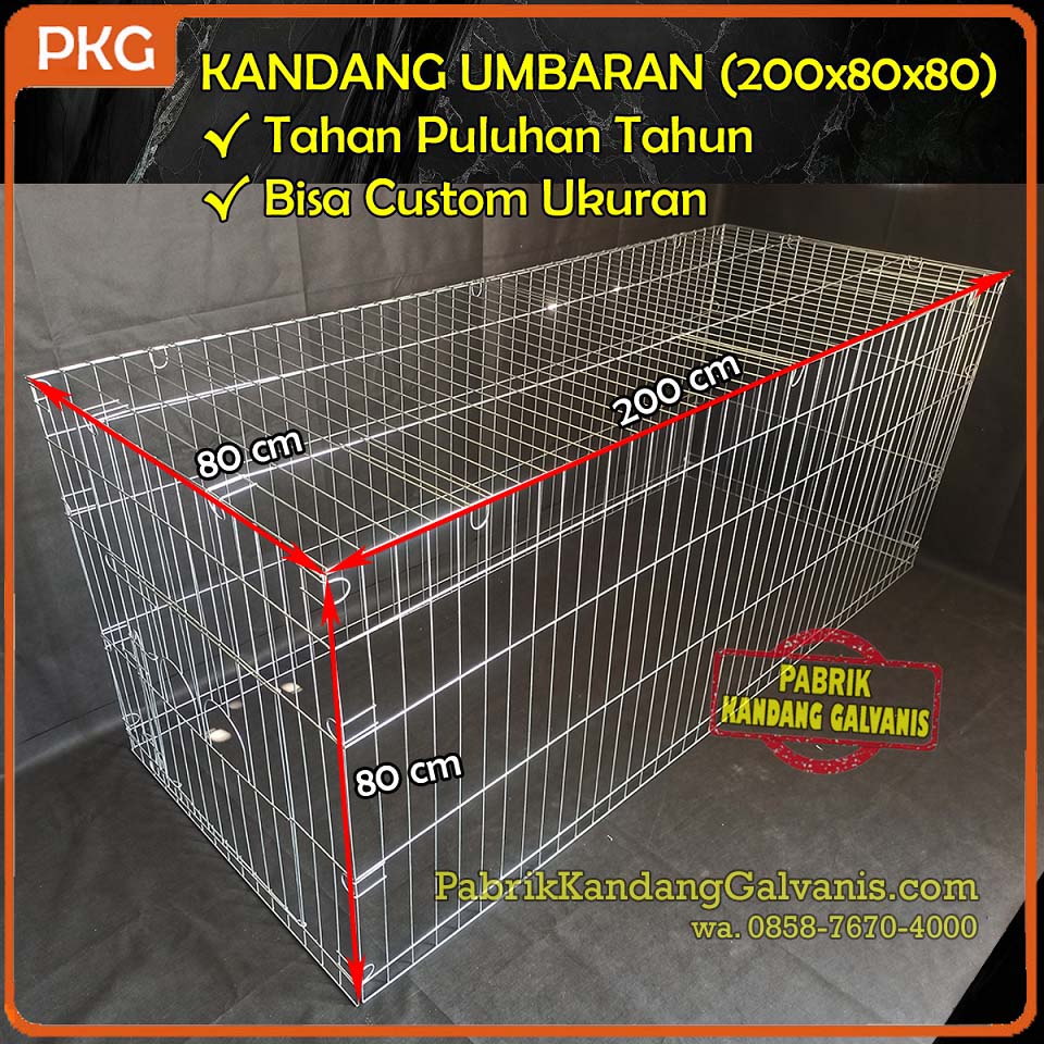 1 Kandang galvanis SNI untuk ayam petelur dengan kualitas premium - 0858-7670-4000