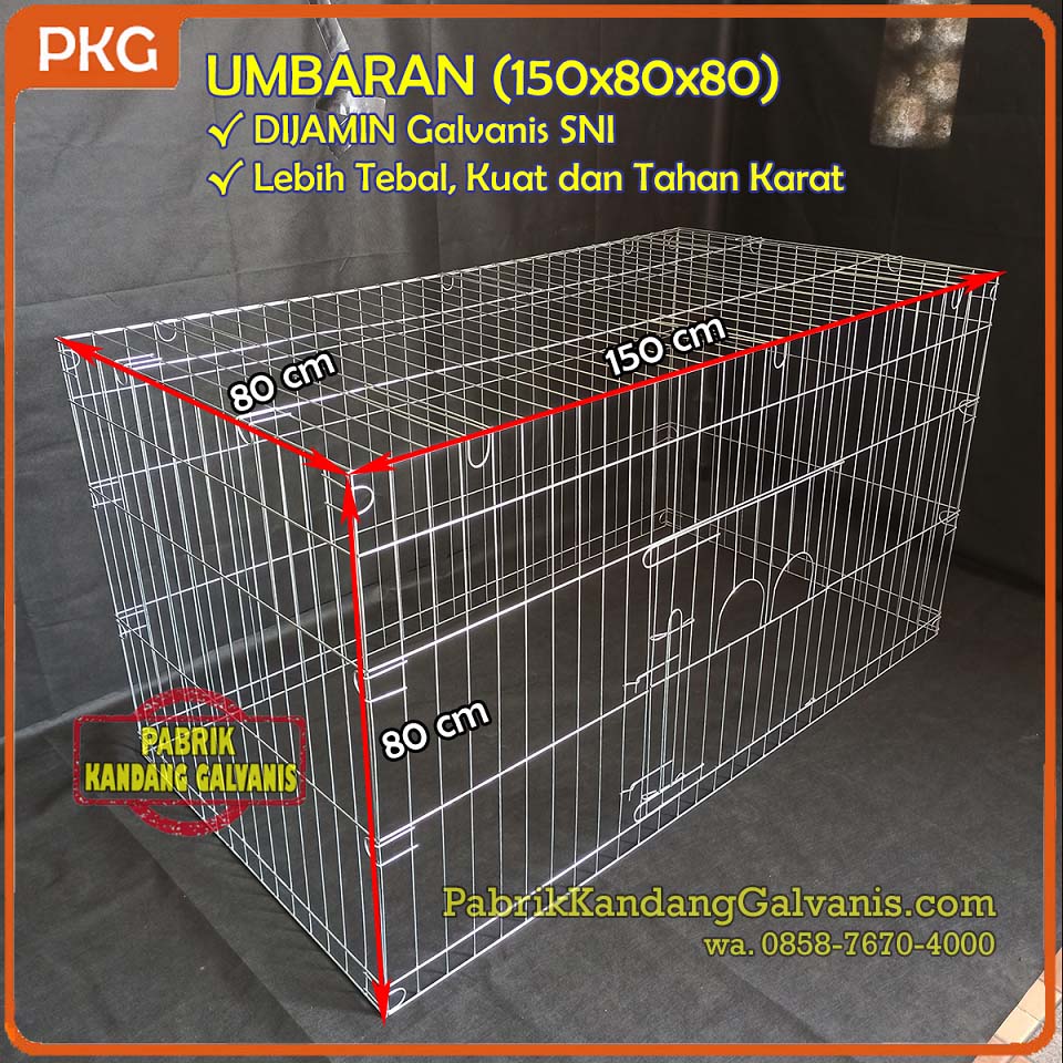 Desain praktis kandang umbaran ayam galvanis yang fleksibel