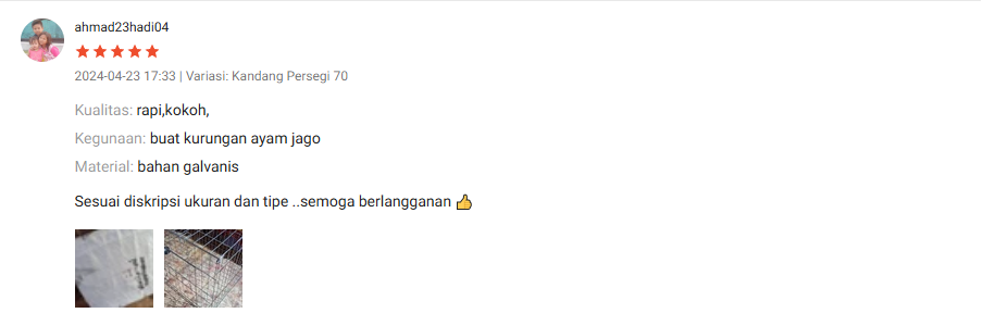 9 client suka dengan kandang ayam lingkaran yang dibeli