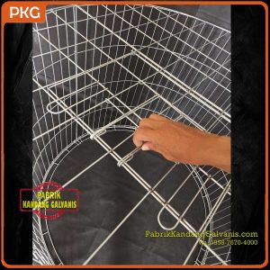 Kandang Ayam dengan bahan galvanis berkualitas SNI